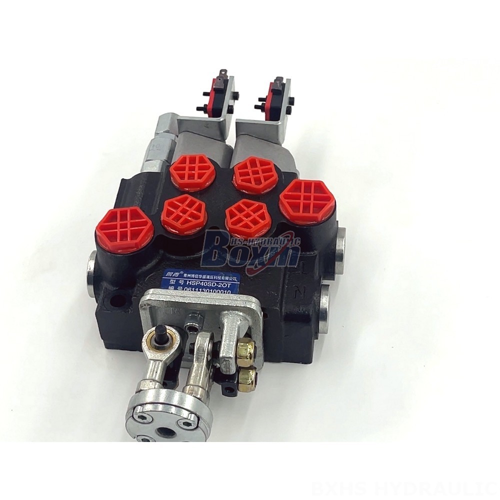 Innovative P40 Micro Switch Joystick 2 Spool Monoblock Directional Valve: Setting Industry Standards detail image